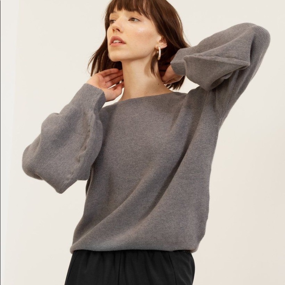 Modern Citizen Kori Balloon Sleeve Sweater - Small
